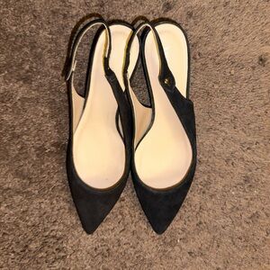 Kate Spade Black size 8.5 Slingback low heels
